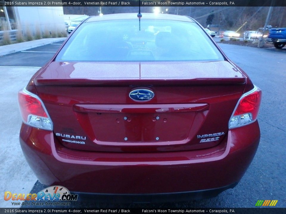2016 Subaru Impreza 2.0i Premium 4-door Venetian Red Pearl / Black Photo #3