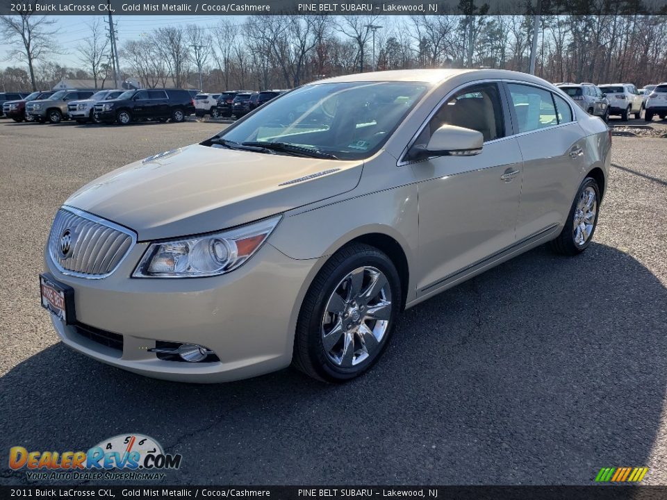 2011 Buick LaCrosse CXL Gold Mist Metallic / Cocoa/Cashmere Photo #3