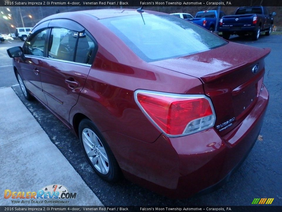 2016 Subaru Impreza 2.0i Premium 4-door Venetian Red Pearl / Black Photo #4