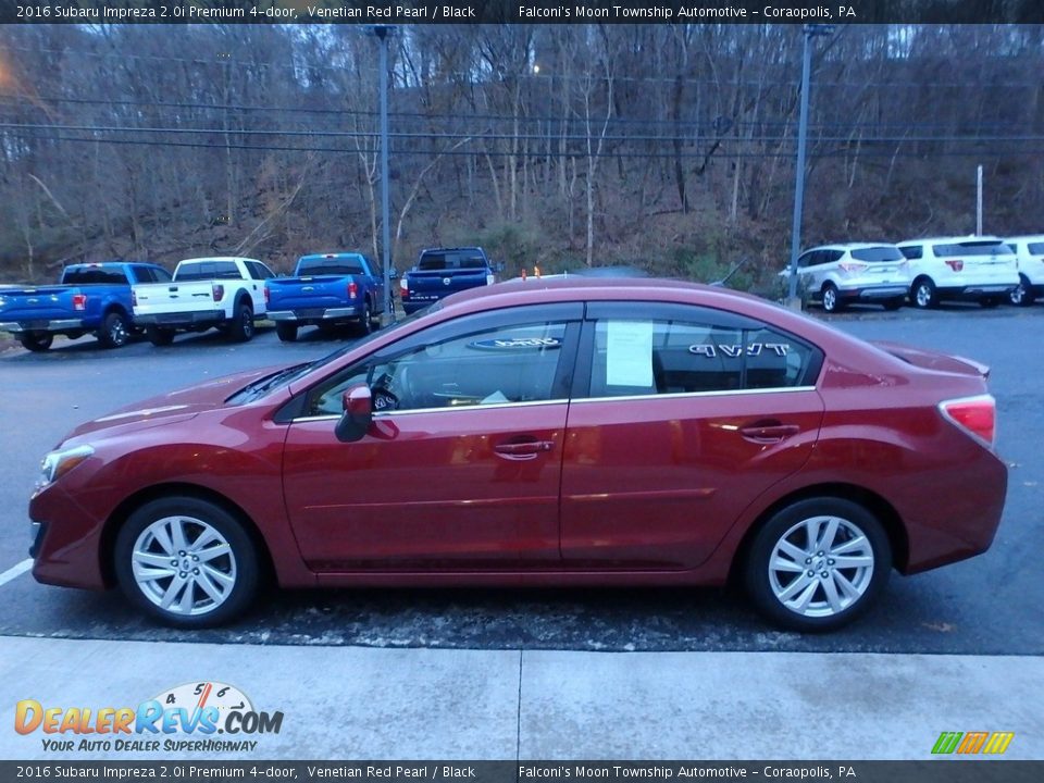 2016 Subaru Impreza 2.0i Premium 4-door Venetian Red Pearl / Black Photo #5