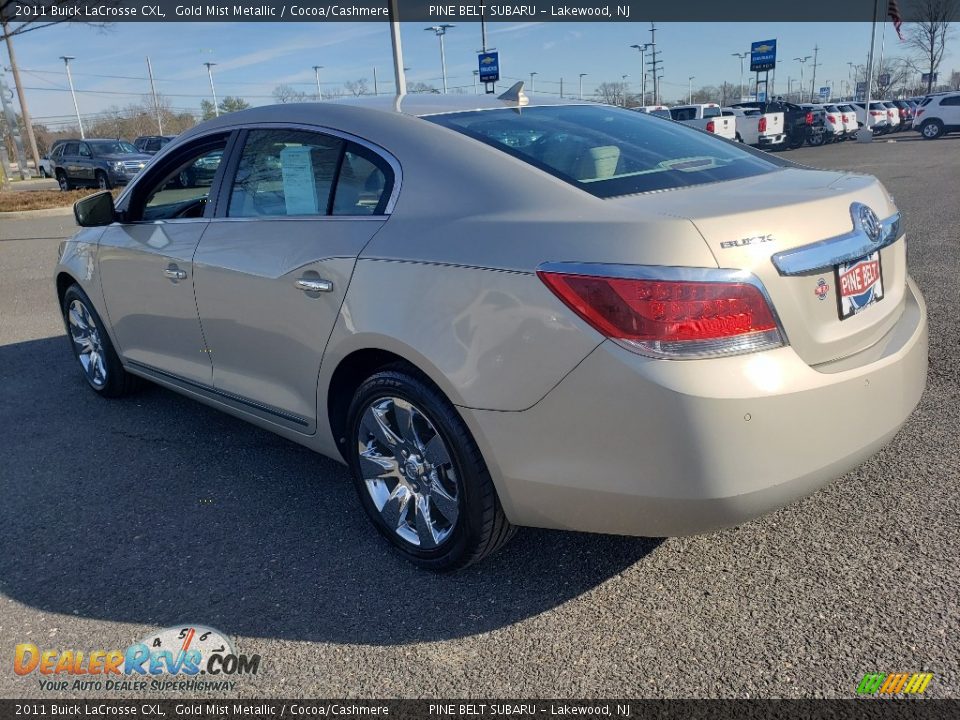 2011 Buick LaCrosse CXL Gold Mist Metallic / Cocoa/Cashmere Photo #5