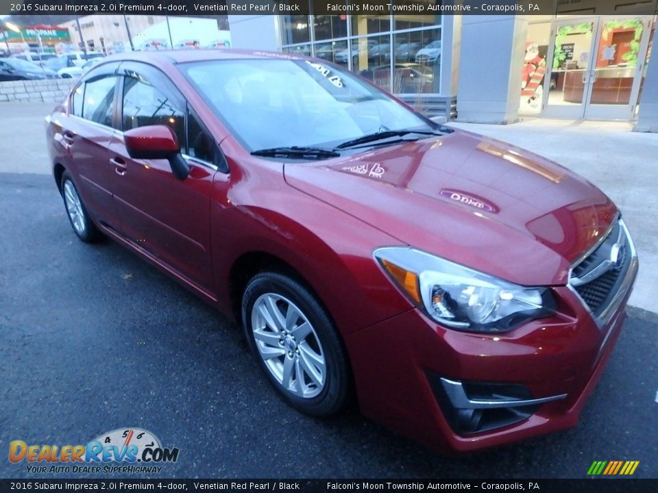 2016 Subaru Impreza 2.0i Premium 4-door Venetian Red Pearl / Black Photo #8
