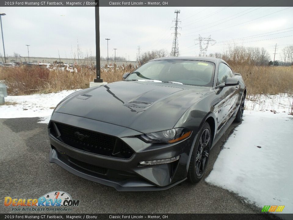 2019 Ford Mustang GT Fastback Magnetic / Ebony Photo #1