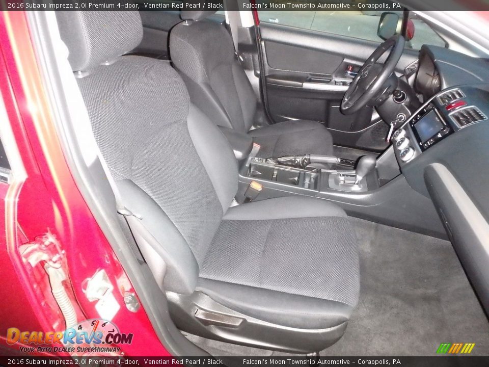 2016 Subaru Impreza 2.0i Premium 4-door Venetian Red Pearl / Black Photo #10