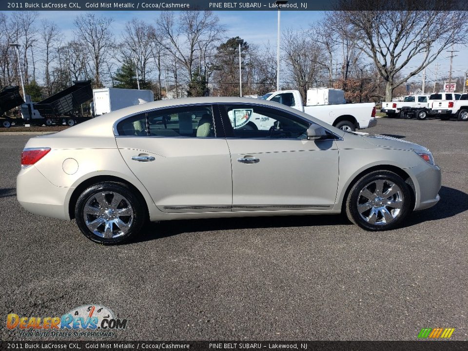 2011 Buick LaCrosse CXL Gold Mist Metallic / Cocoa/Cashmere Photo #8