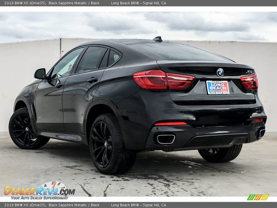 2019 BMW X6 sDrive35i Black Sapphire Metallic / Black Photo #2