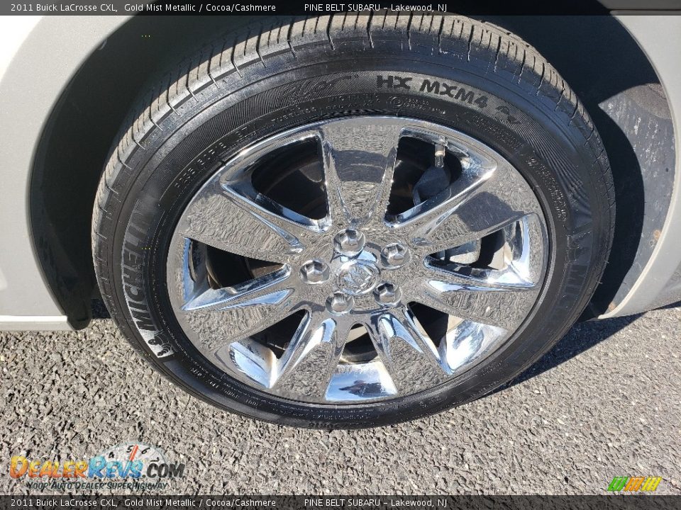 2011 Buick LaCrosse CXL Gold Mist Metallic / Cocoa/Cashmere Photo #9