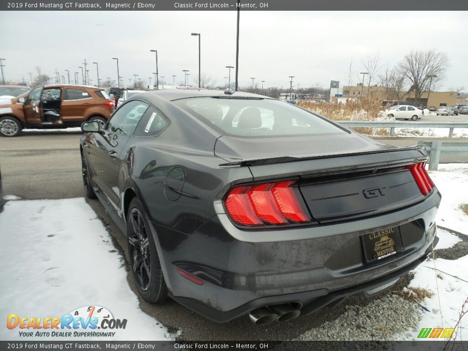 2019 Ford Mustang GT Fastback Magnetic / Ebony Photo #3