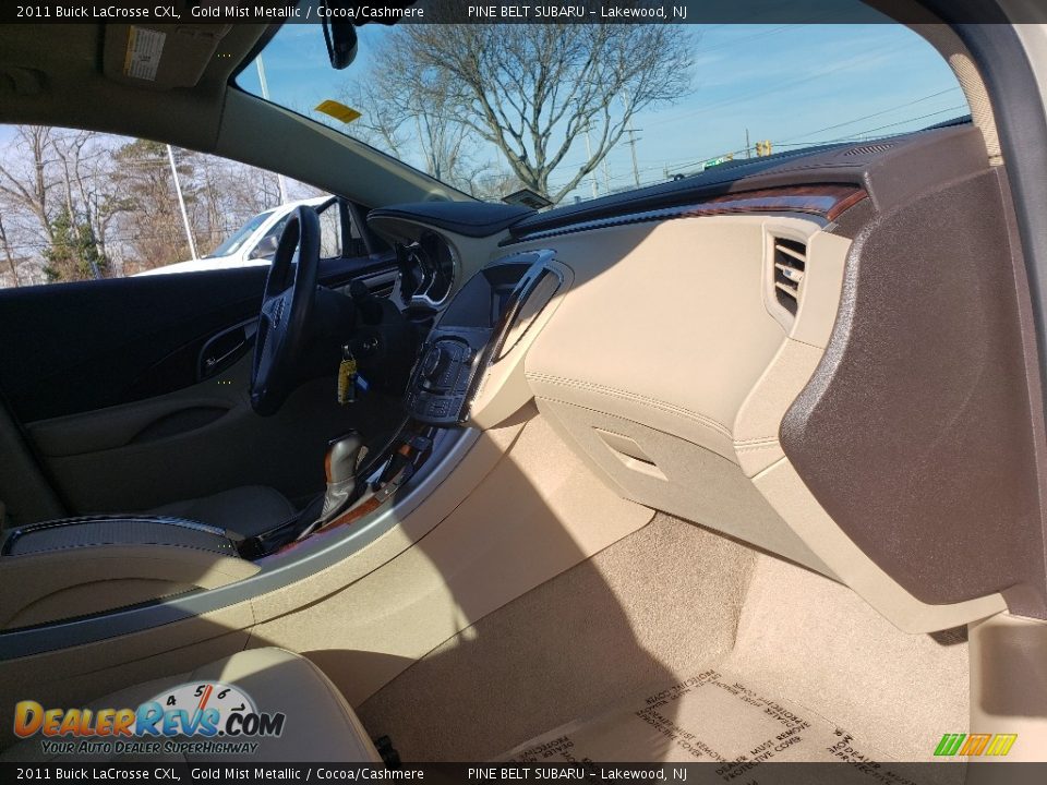 2011 Buick LaCrosse CXL Gold Mist Metallic / Cocoa/Cashmere Photo #11