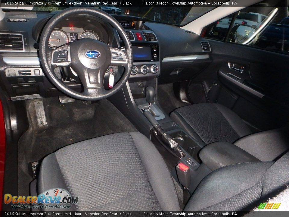2016 Subaru Impreza 2.0i Premium 4-door Venetian Red Pearl / Black Photo #17