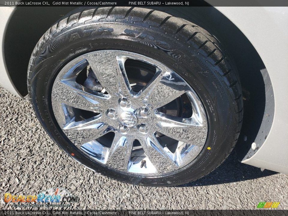 2011 Buick LaCrosse CXL Gold Mist Metallic / Cocoa/Cashmere Photo #15