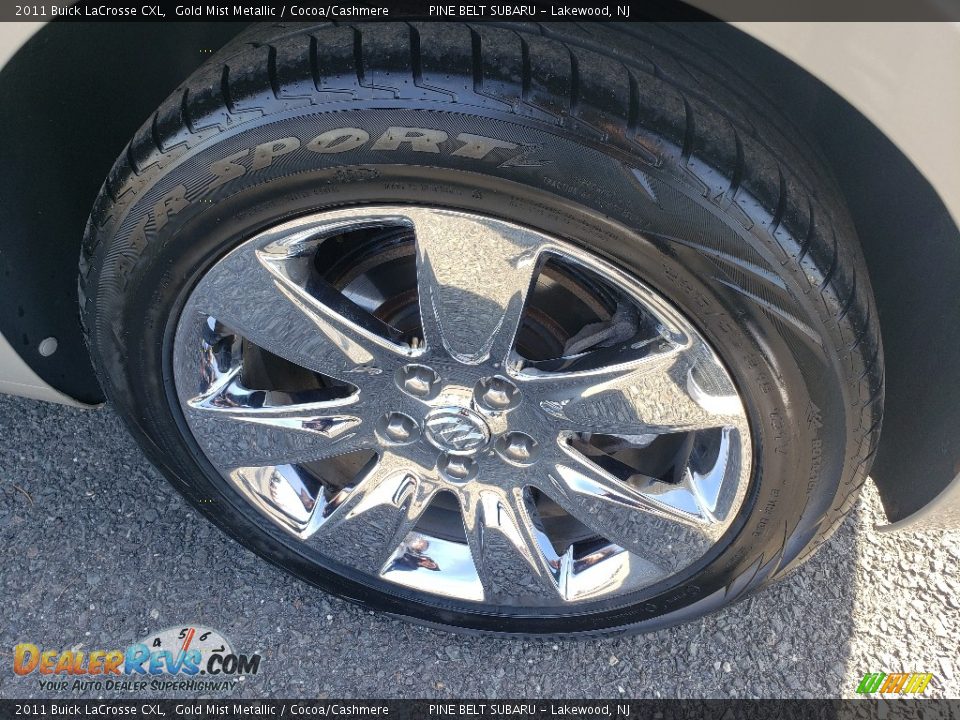 2011 Buick LaCrosse CXL Gold Mist Metallic / Cocoa/Cashmere Photo #16