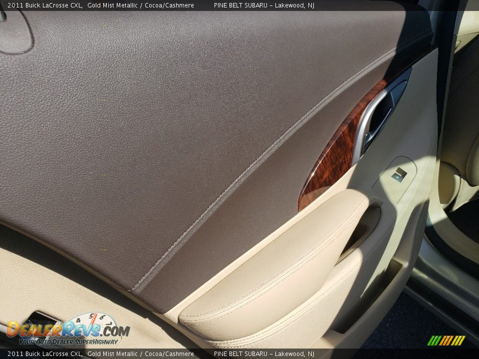 2011 Buick LaCrosse CXL Gold Mist Metallic / Cocoa/Cashmere Photo #17