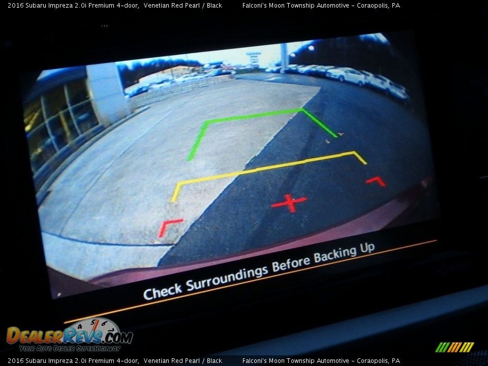 2016 Subaru Impreza 2.0i Premium 4-door Venetian Red Pearl / Black Photo #25