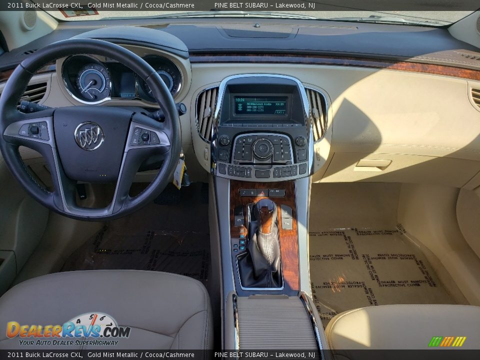 2011 Buick LaCrosse CXL Gold Mist Metallic / Cocoa/Cashmere Photo #19