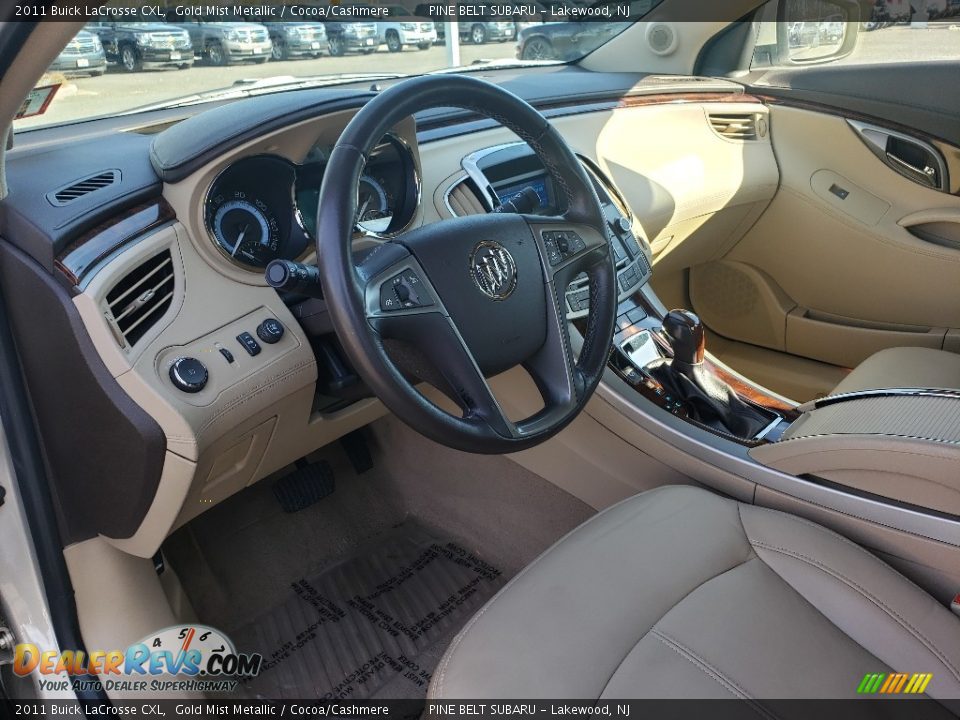 2011 Buick LaCrosse CXL Gold Mist Metallic / Cocoa/Cashmere Photo #21
