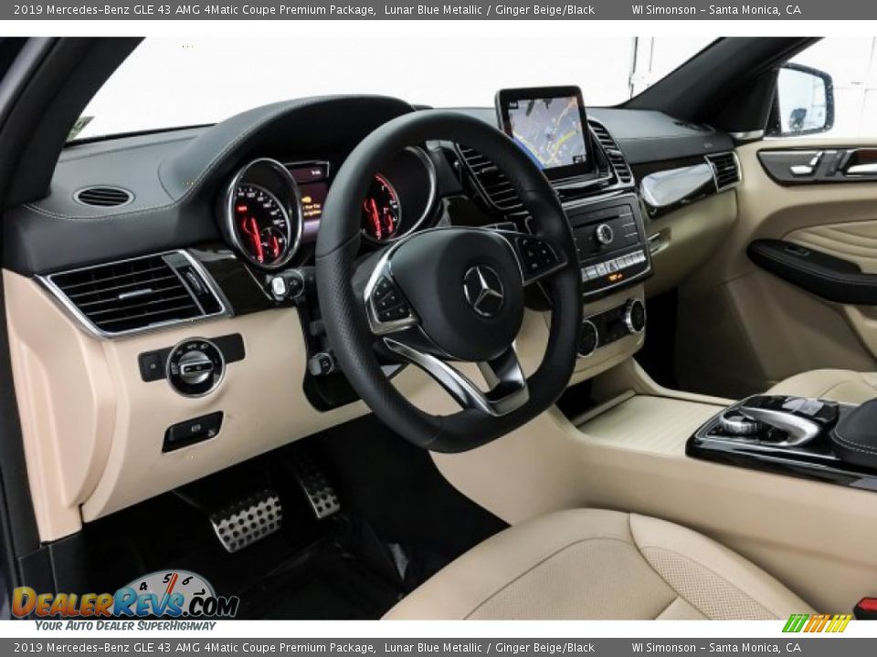 Dashboard of 2019 Mercedes-Benz GLE 43 AMG 4Matic Coupe Premium Package Photo #4