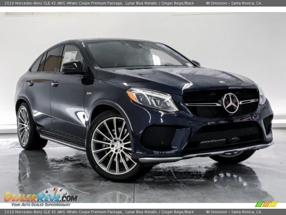 Front 3/4 View of 2019 Mercedes-Benz GLE 43 AMG 4Matic Coupe Premium Package Photo #12