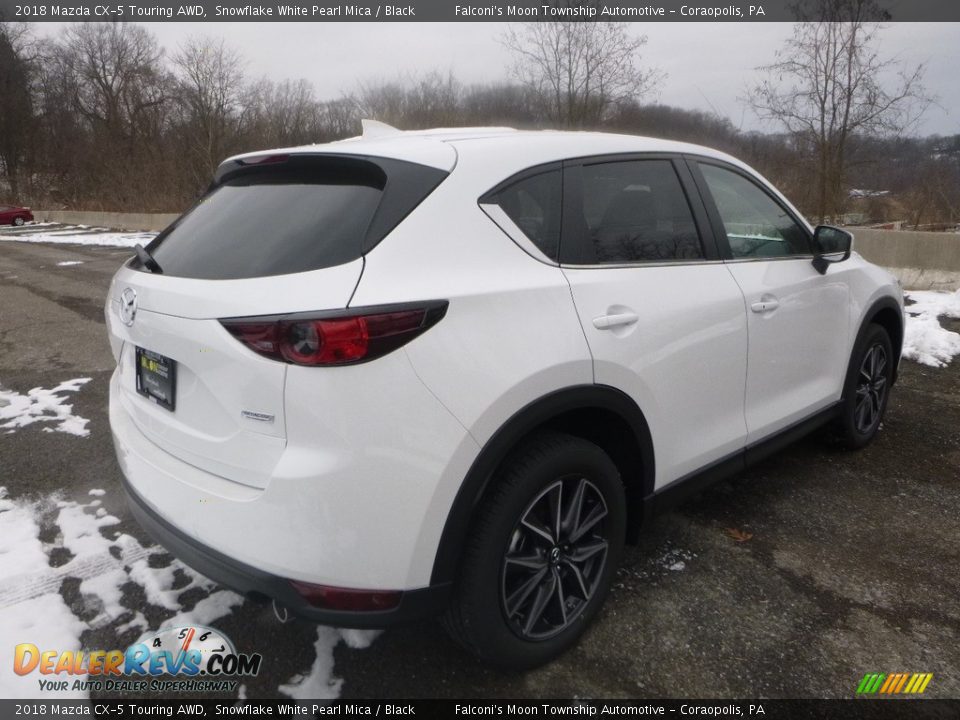 2018 Mazda CX-5 Touring AWD Snowflake White Pearl Mica / Black Photo #2