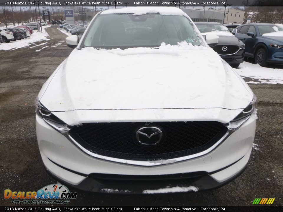 2018 Mazda CX-5 Touring AWD Snowflake White Pearl Mica / Black Photo #4