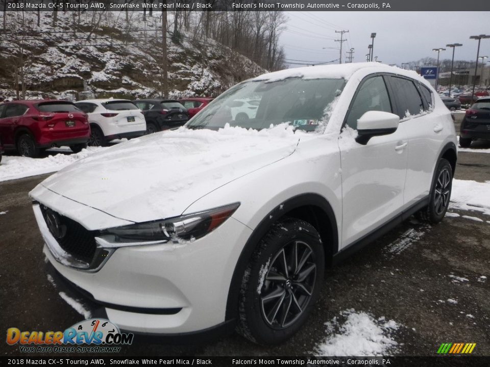 2018 Mazda CX-5 Touring AWD Snowflake White Pearl Mica / Black Photo #5