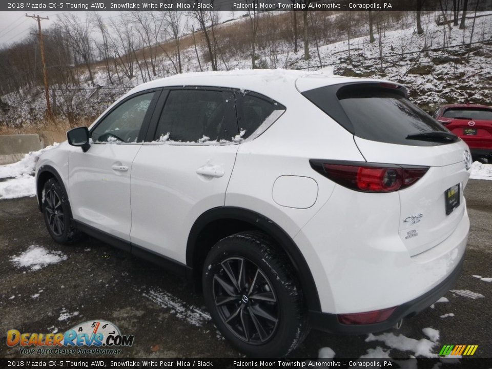2018 Mazda CX-5 Touring AWD Snowflake White Pearl Mica / Black Photo #6