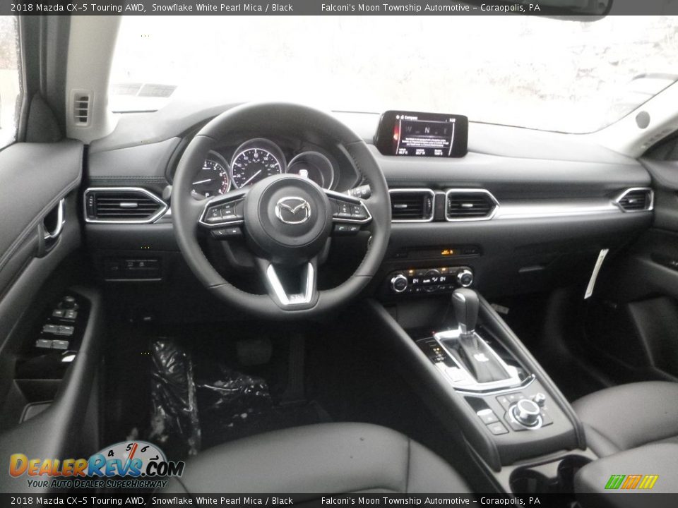 2018 Mazda CX-5 Touring AWD Snowflake White Pearl Mica / Black Photo #9