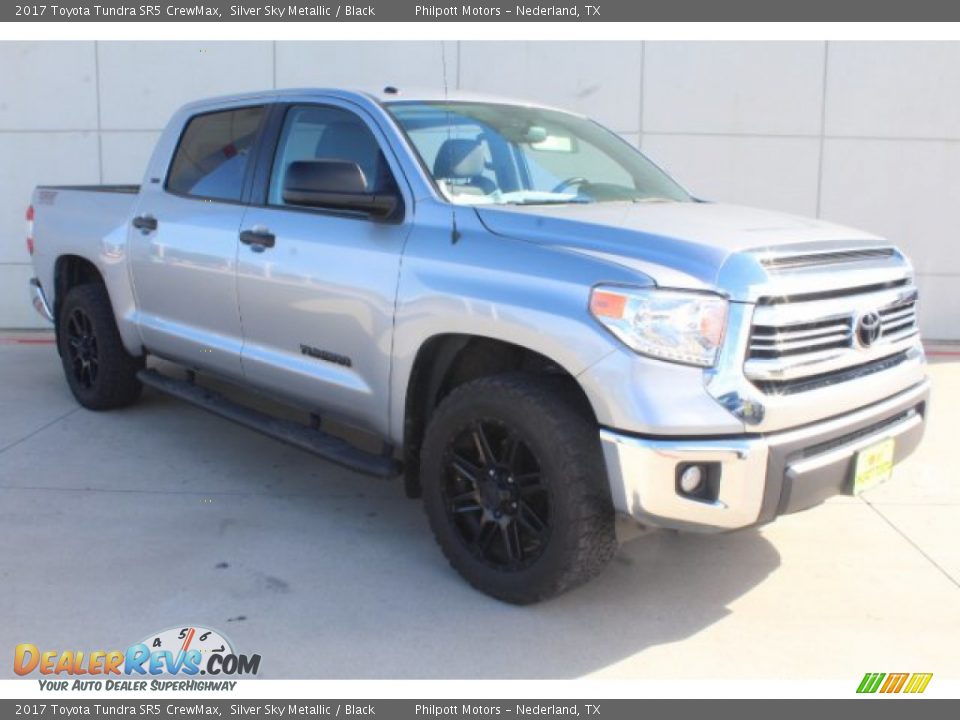 2017 Toyota Tundra SR5 CrewMax Silver Sky Metallic / Black Photo #2