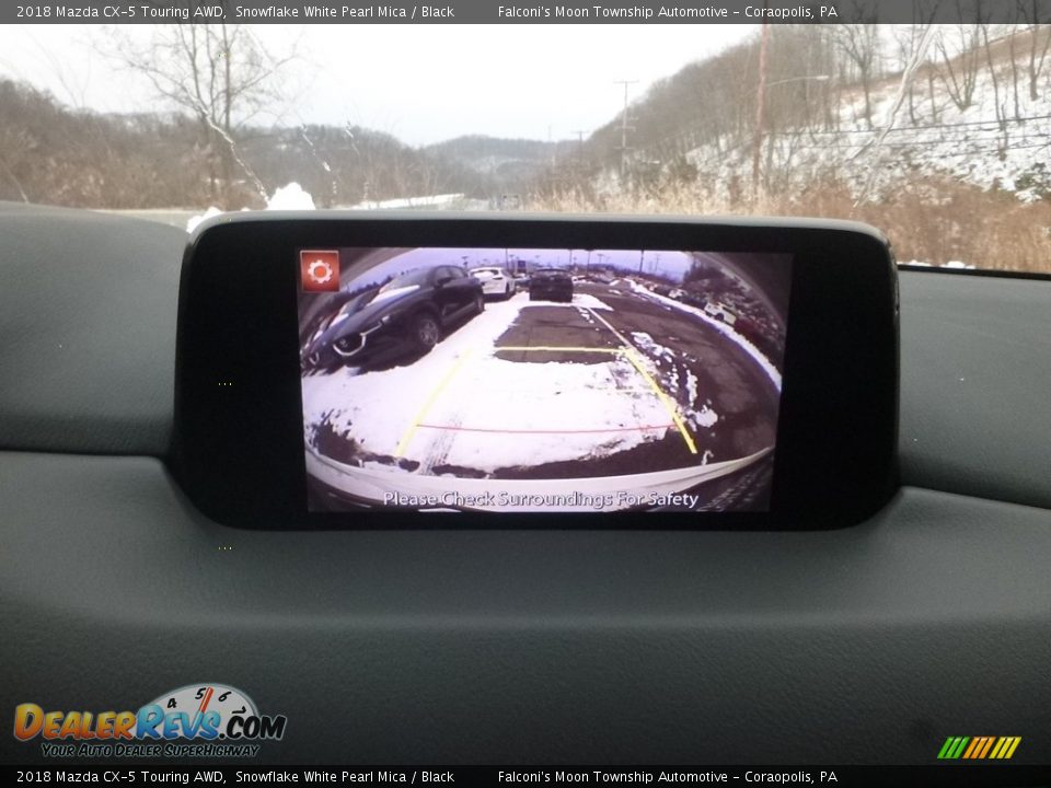 2018 Mazda CX-5 Touring AWD Snowflake White Pearl Mica / Black Photo #14