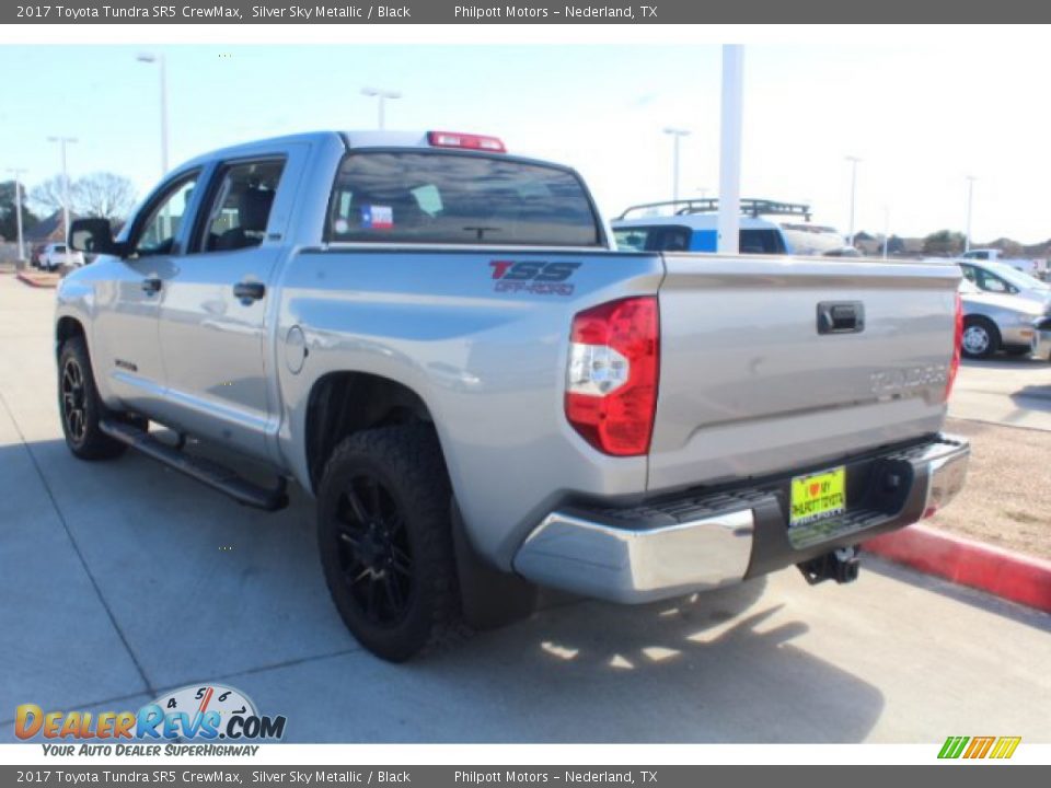 2017 Toyota Tundra SR5 CrewMax Silver Sky Metallic / Black Photo #6