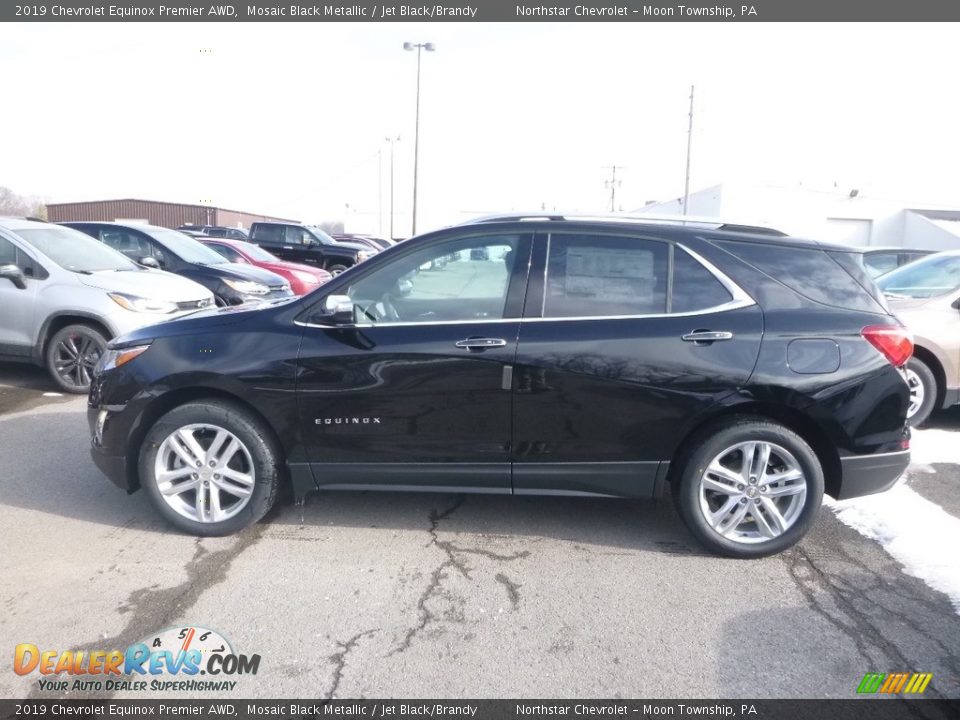 2019 Chevrolet Equinox Premier AWD Mosaic Black Metallic / Jet Black/Brandy Photo #3