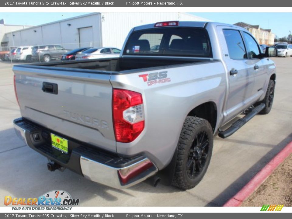 2017 Toyota Tundra SR5 CrewMax Silver Sky Metallic / Black Photo #8