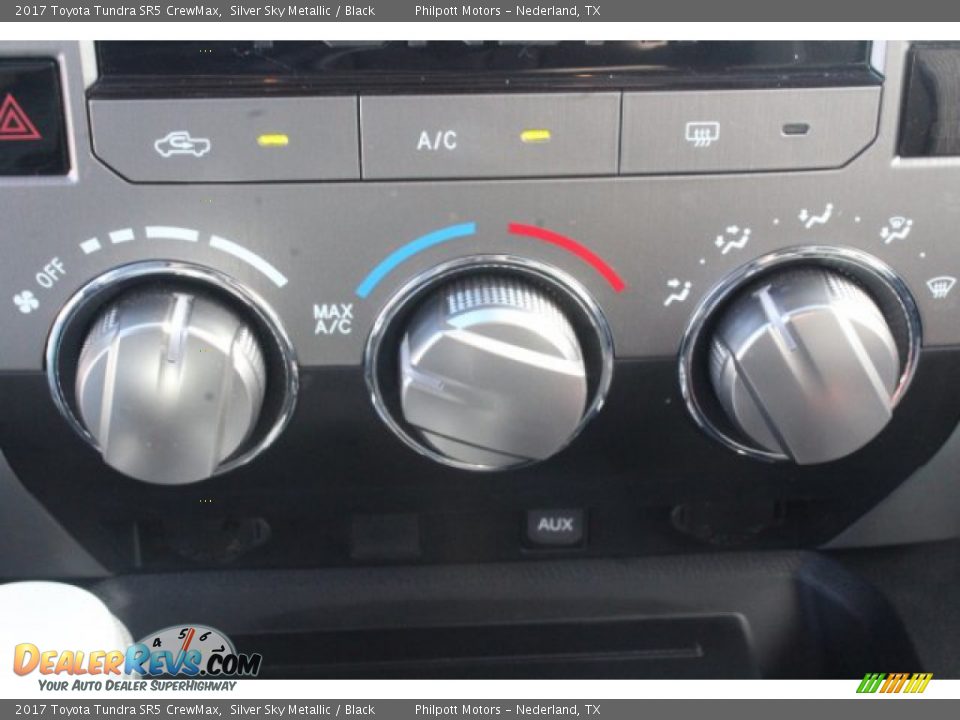 2017 Toyota Tundra SR5 CrewMax Silver Sky Metallic / Black Photo #13