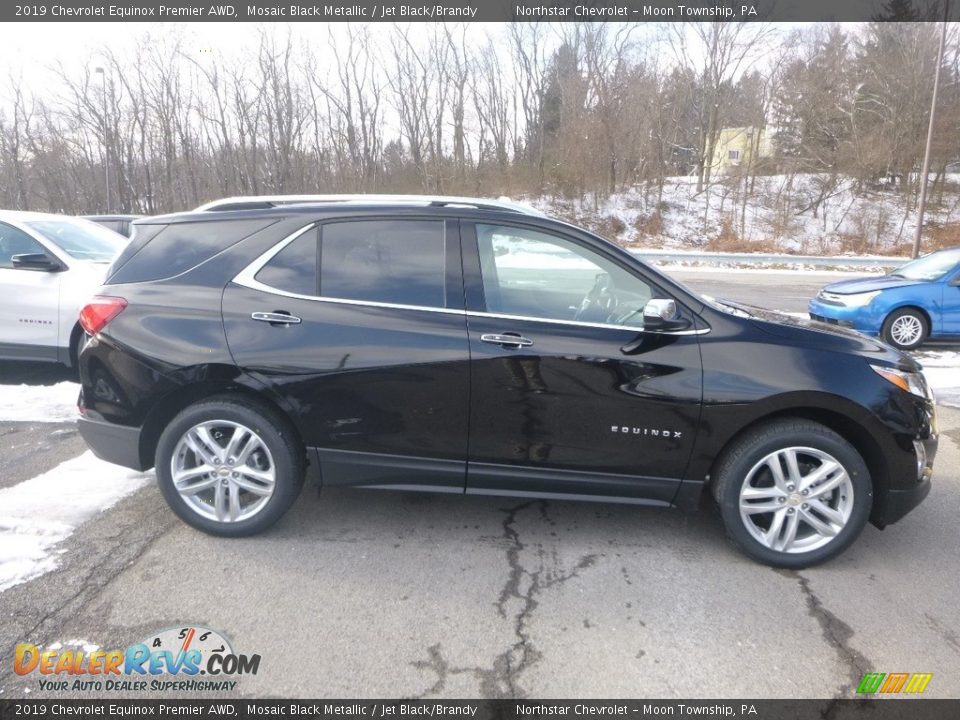 2019 Chevrolet Equinox Premier AWD Mosaic Black Metallic / Jet Black/Brandy Photo #7