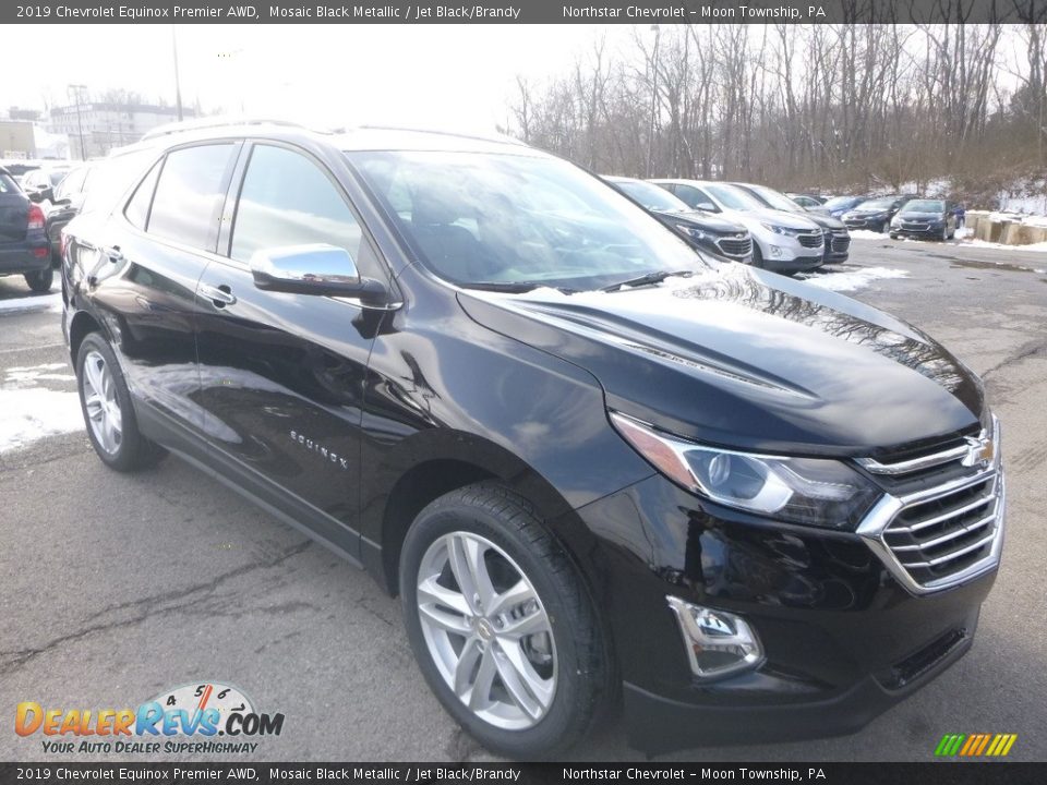 2019 Chevrolet Equinox Premier AWD Mosaic Black Metallic / Jet Black/Brandy Photo #8