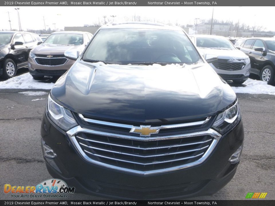 2019 Chevrolet Equinox Premier AWD Mosaic Black Metallic / Jet Black/Brandy Photo #9