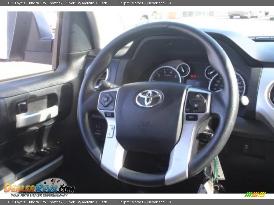 2017 Toyota Tundra SR5 CrewMax Silver Sky Metallic / Black Photo #19