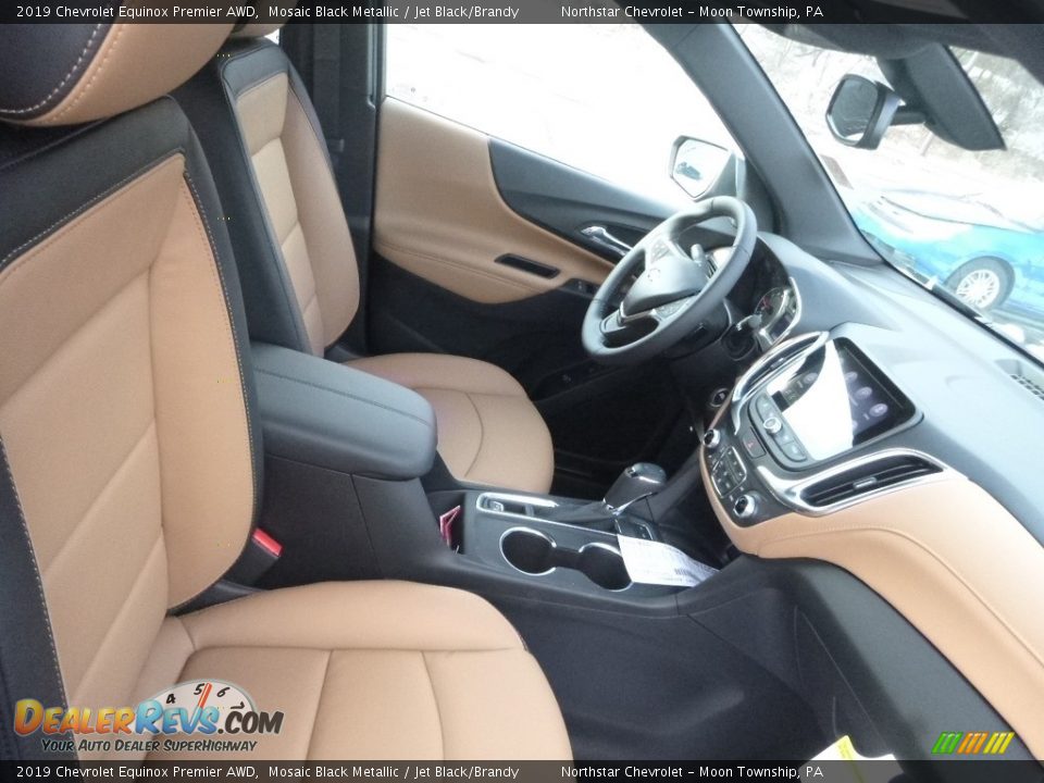 2019 Chevrolet Equinox Premier AWD Mosaic Black Metallic / Jet Black/Brandy Photo #11