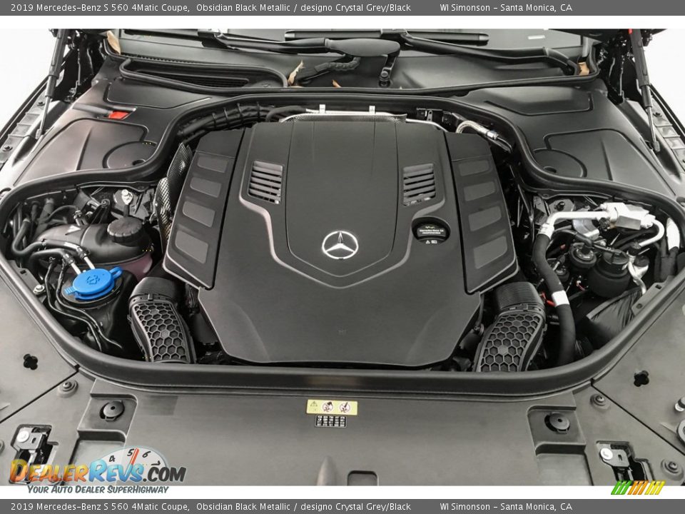 2019 Mercedes-Benz S 560 4Matic Coupe 4.0 Liter biturbo DOHC 32-Valve VVT V8 Engine Photo #8