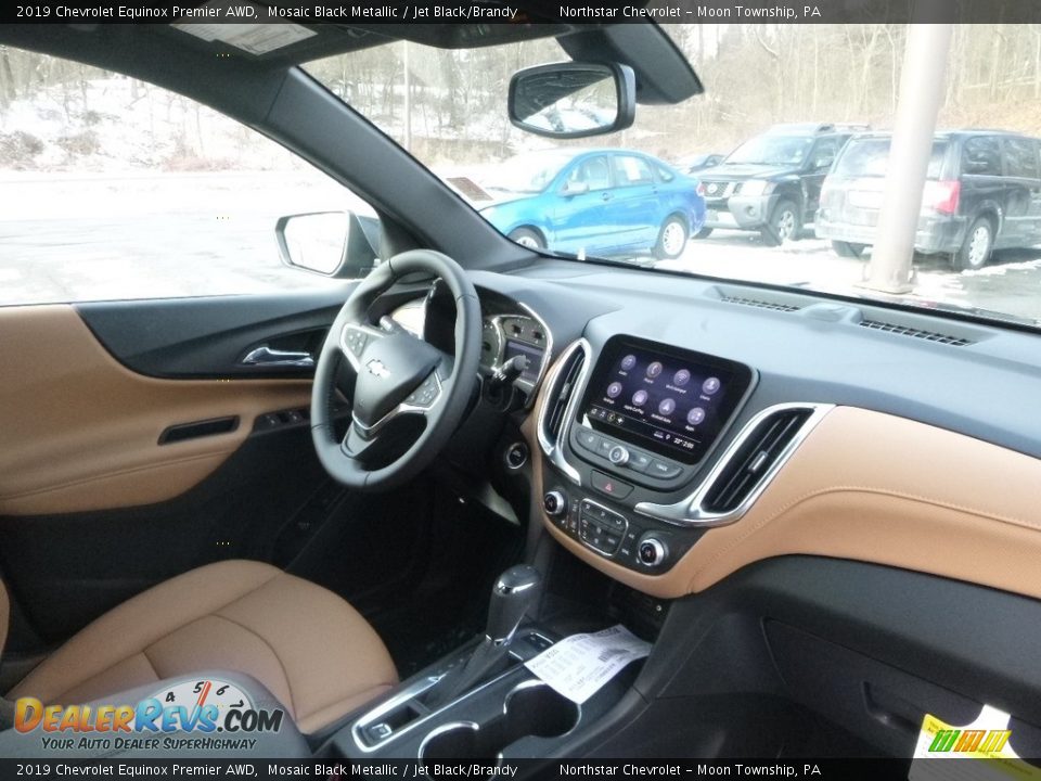 2019 Chevrolet Equinox Premier AWD Mosaic Black Metallic / Jet Black/Brandy Photo #12