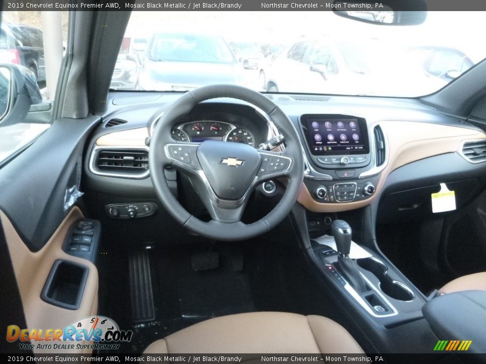2019 Chevrolet Equinox Premier AWD Mosaic Black Metallic / Jet Black/Brandy Photo #14