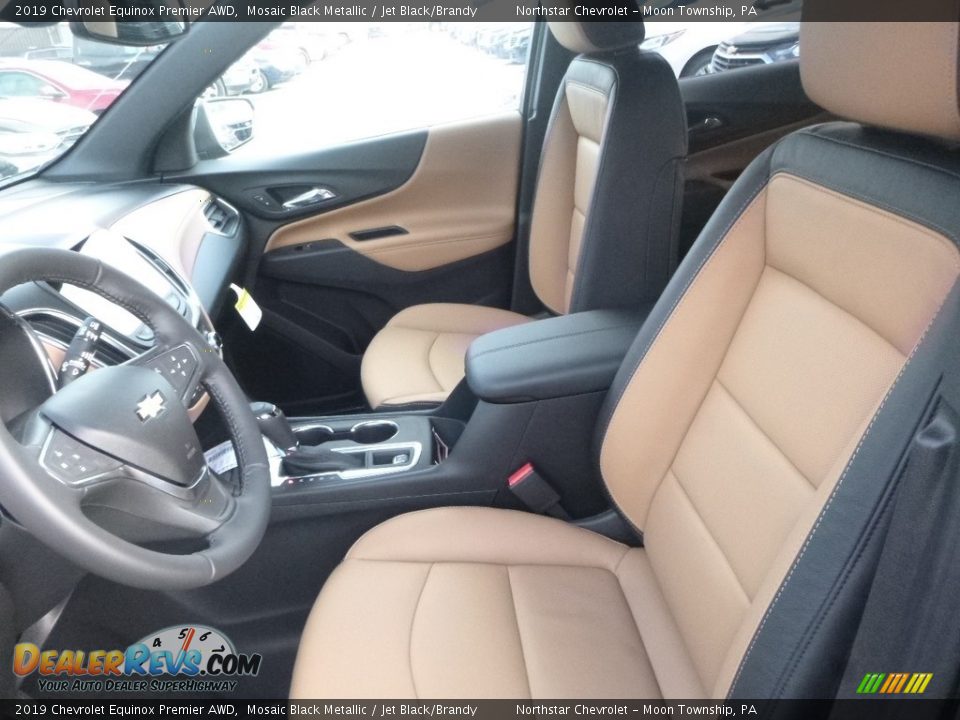 2019 Chevrolet Equinox Premier AWD Mosaic Black Metallic / Jet Black/Brandy Photo #16