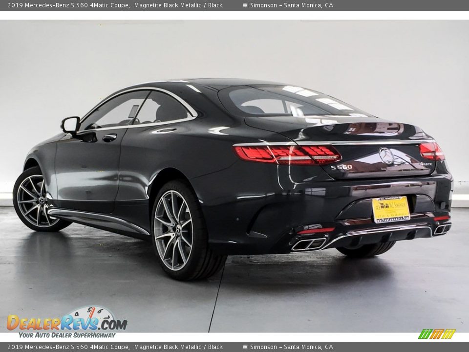 2019 Mercedes-Benz S 560 4Matic Coupe Magnetite Black Metallic / Black Photo #2