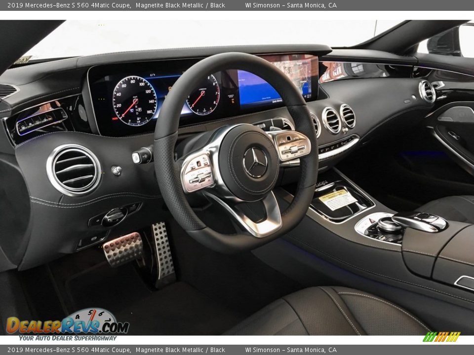 2019 Mercedes-Benz S 560 4Matic Coupe Magnetite Black Metallic / Black Photo #4
