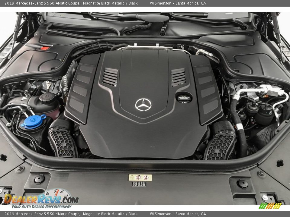 2019 Mercedes-Benz S 560 4Matic Coupe 4.0 Liter biturbo DOHC 32-Valve VVT V8 Engine Photo #8