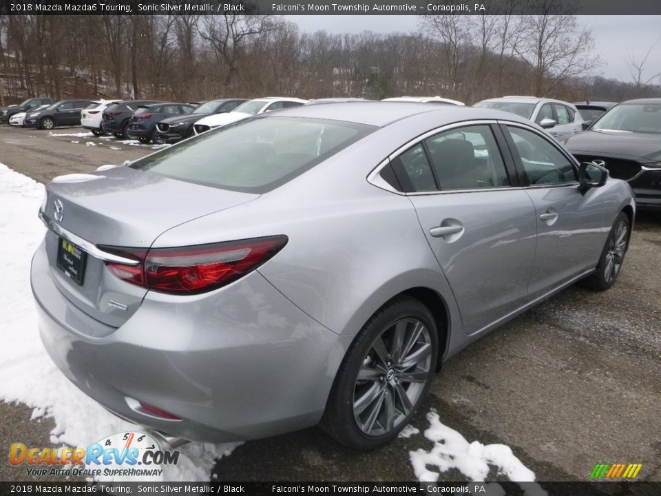 2018 Mazda Mazda6 Touring Sonic Silver Metallic / Black Photo #2