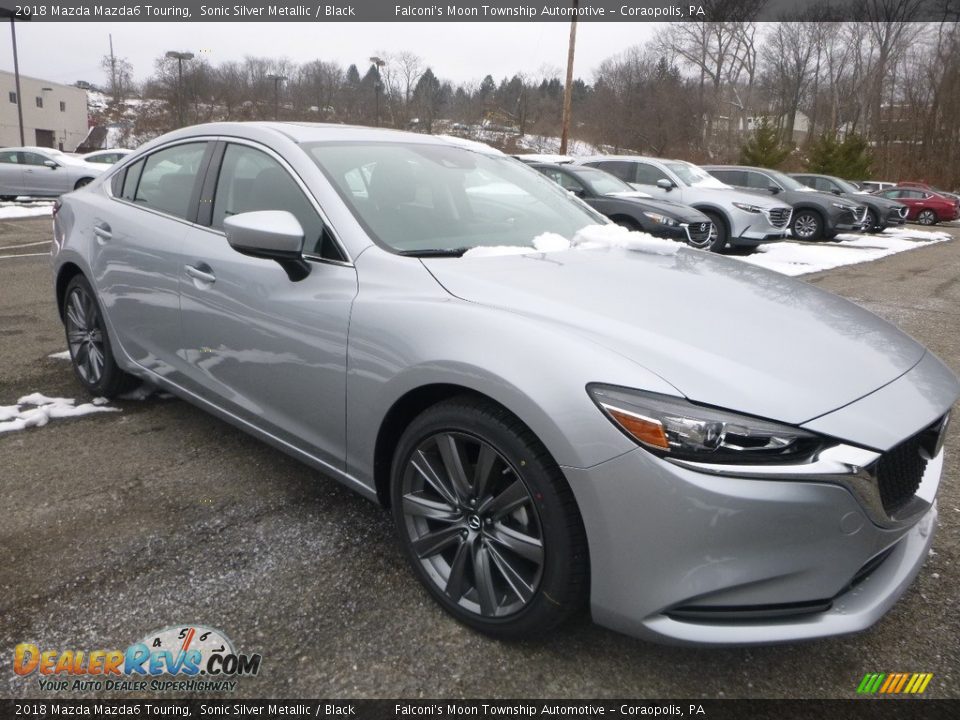 2018 Mazda Mazda6 Touring Sonic Silver Metallic / Black Photo #3