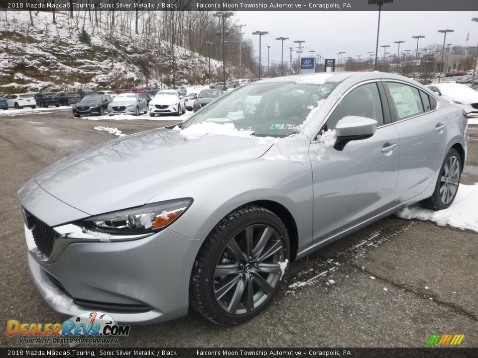2018 Mazda Mazda6 Touring Sonic Silver Metallic / Black Photo #5