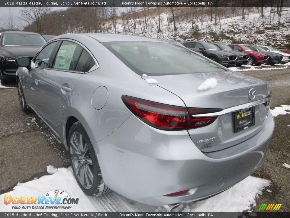 2018 Mazda Mazda6 Touring Sonic Silver Metallic / Black Photo #6