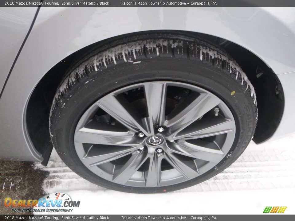 2018 Mazda Mazda6 Touring Sonic Silver Metallic / Black Photo #7